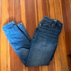 High rise skinny jeans